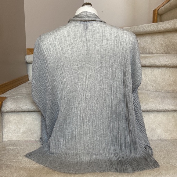 nwot eileen fisher cropped cardigan / wrap - Picture 2 of 6